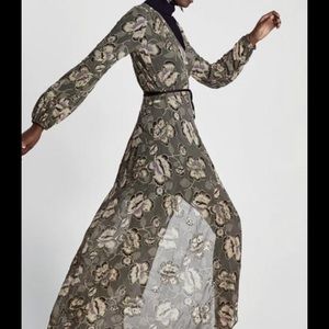 Wrap beaded dress from Zara